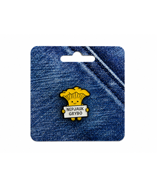 Mushroom-Shaped Pin Nepjauk grybo